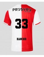 Feyenoord David Hancko #33 Kotipaita 2023-24 Lyhythihainen